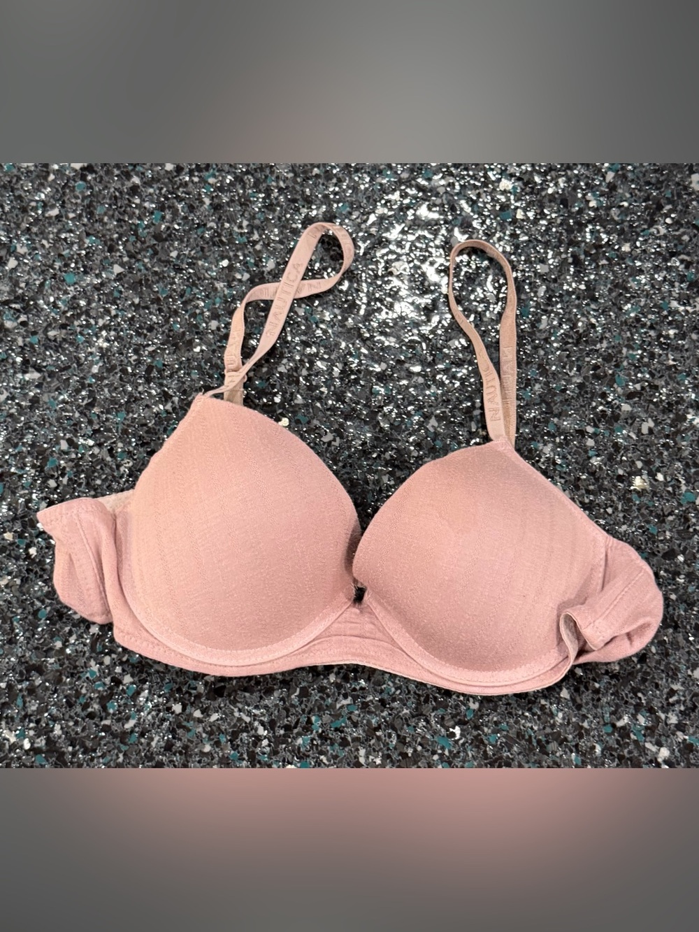 Nautica Intimates Light Pink 36B Push-up Bra 2254